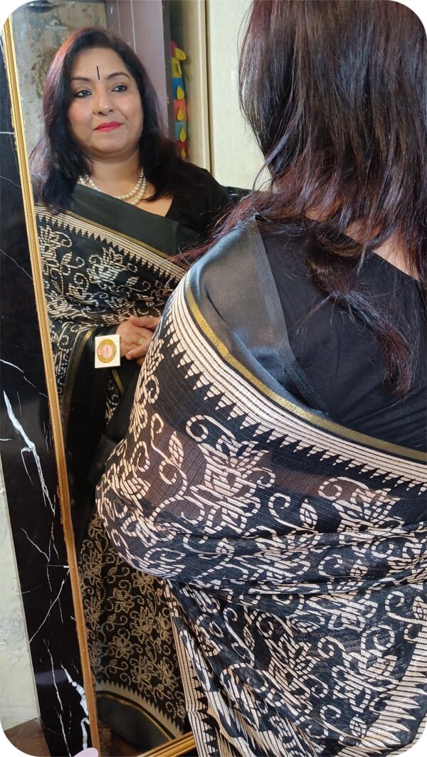 ~ Rangrez ~Kota Doria Saree - Image 4