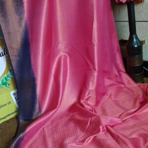 ~ Sadabahaar ~  Gulaabi Kanchan Silk Saree