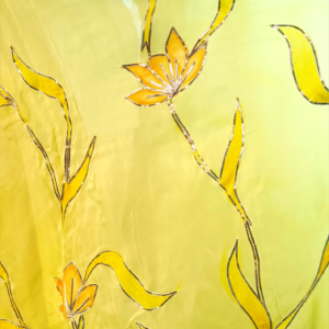 ~Shahi Gotta~ Soft Lemon Yellow Organza GottaPatti Saree