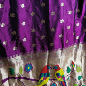 ~ Apsara ~ Purple Paithani Silk Saree