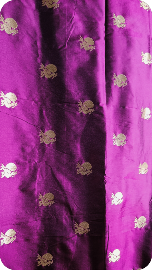 ~ Apsara ~ Purple Paithani Silk Saree - Image 5