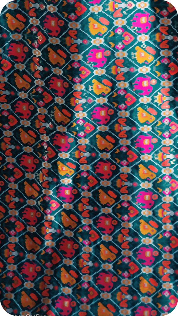 ~ Bhanumati ~ Green Patola Silk - Image 8
