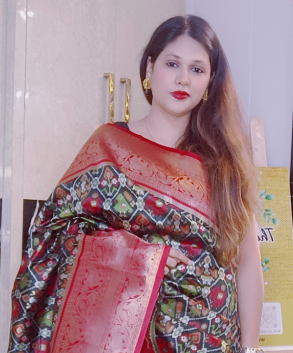 ~ Bhanumati ~ Green Patola Silk
