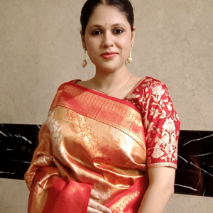 ~ Meenaxi ~ Golden Orange Kanchipuram Silk Saree