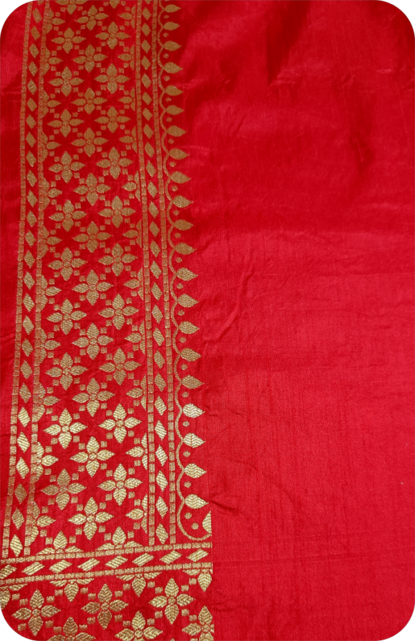 ~Maharani~ Red Gharchola Zari Saree - Image 6